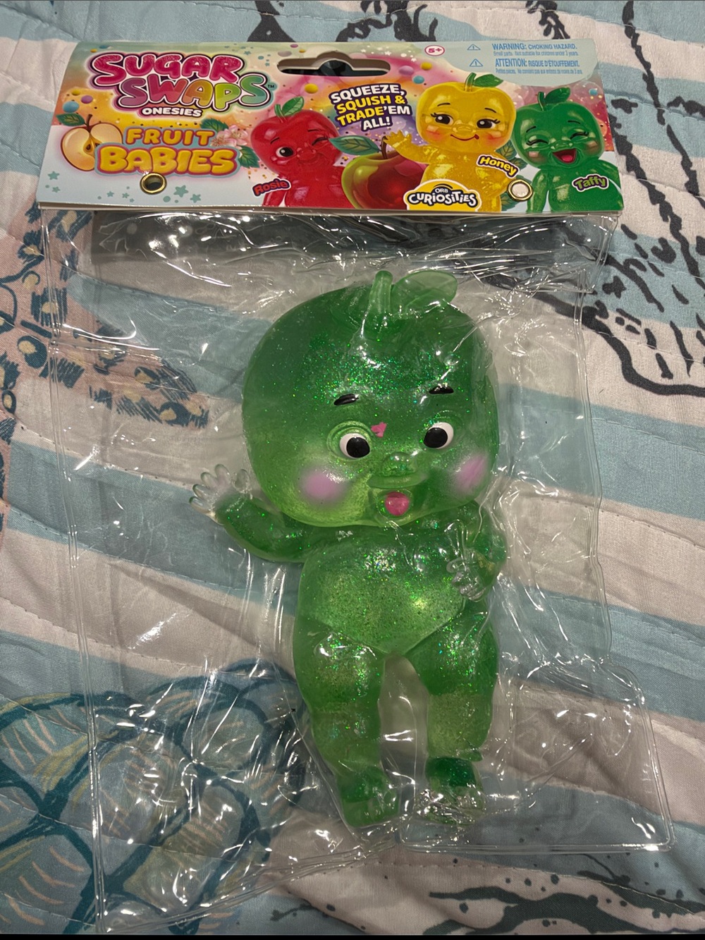 Fruit Babies Green Sparkle Apple Doll